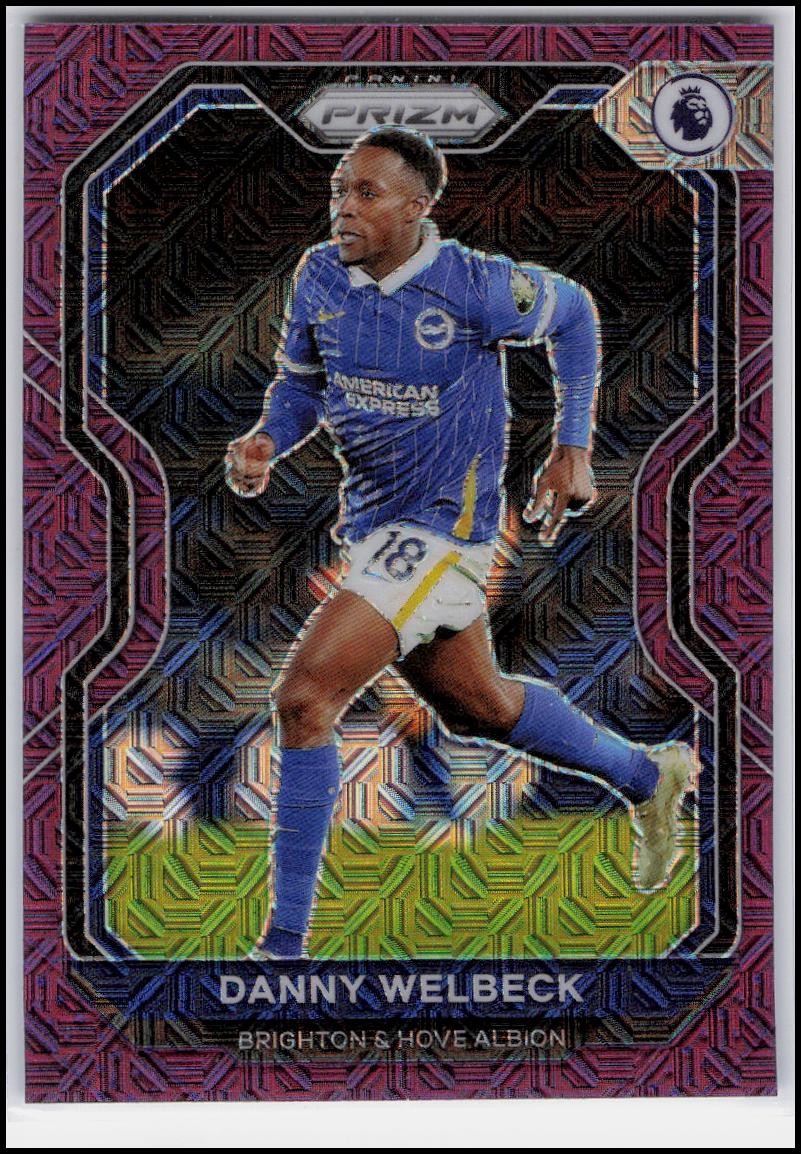2020-21 Panini Chronicles - Prizm Premier League Purple Mojo #13 Danny Welbeck