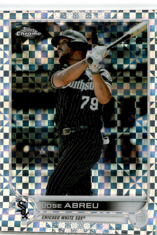 2022 Topps Chrome X-Fractor #28 Jose Abreu Chicago White Sox