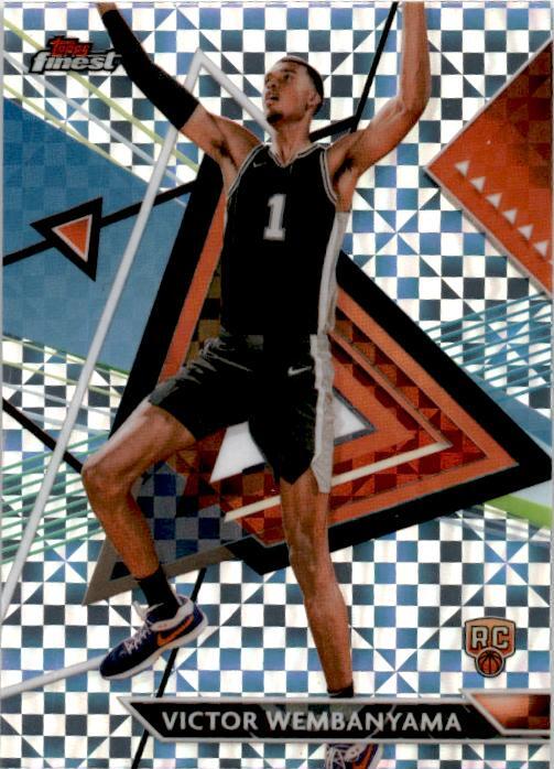 2023-24 Topps Finest Uncommon Checkerboard #197 Victor Wembanyama Spurs