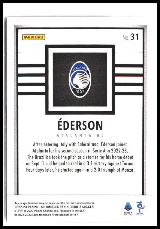 Éderson #31 2022-23 Panini Chronicles - Panini Serie A Silver
