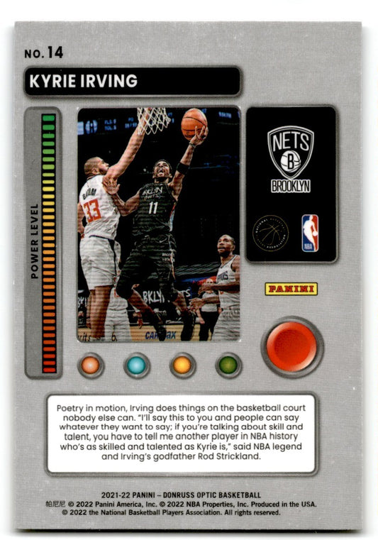 2021-22 Panini Donruss Optic - T-Minus 3, 2, 1 Kyrie Irving Brooklyn Nets #14