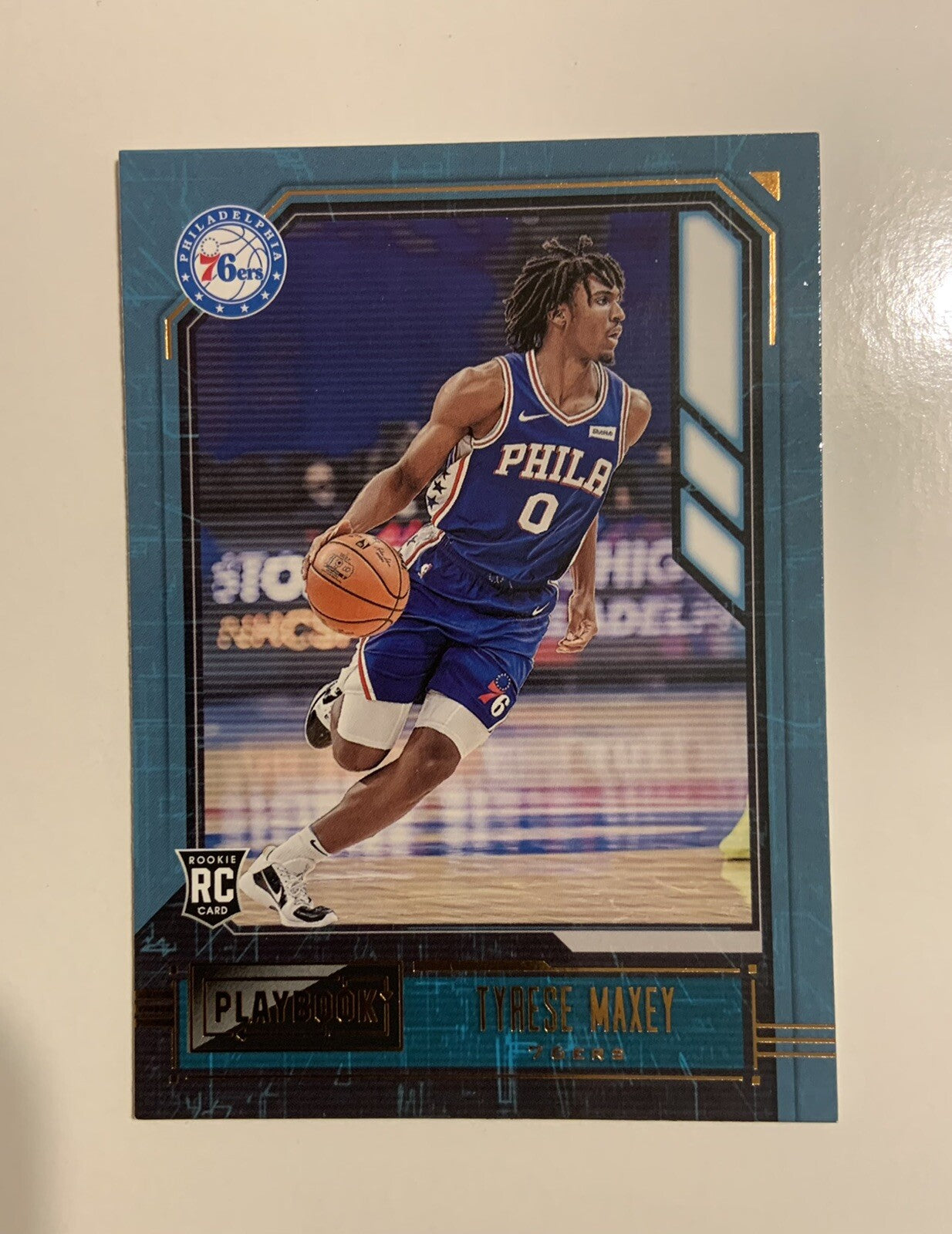 2020-21 Chronicles Playbook bronze Tyrese Maxey RC #168 Philadelphia 76ers
