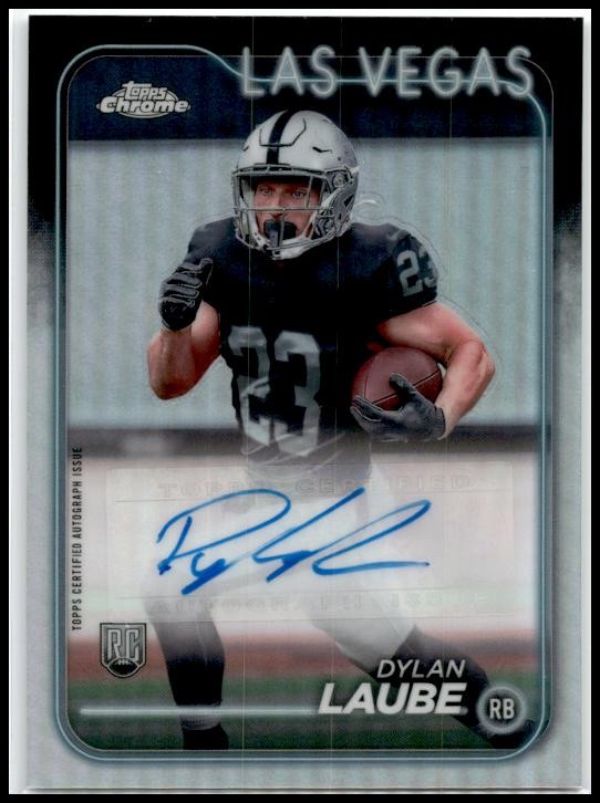 Dylan Laube Auto #RA-DLA 2024 Topps Chrome Rookie Raiders