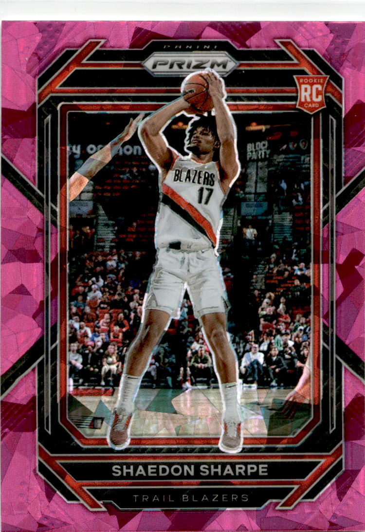 2022 Prizm Pink Ice #250 Shaedon Sharpe Portland Trail Blazers