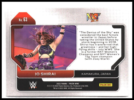 Io Shirai #63 2022 Panini Prizm WWE