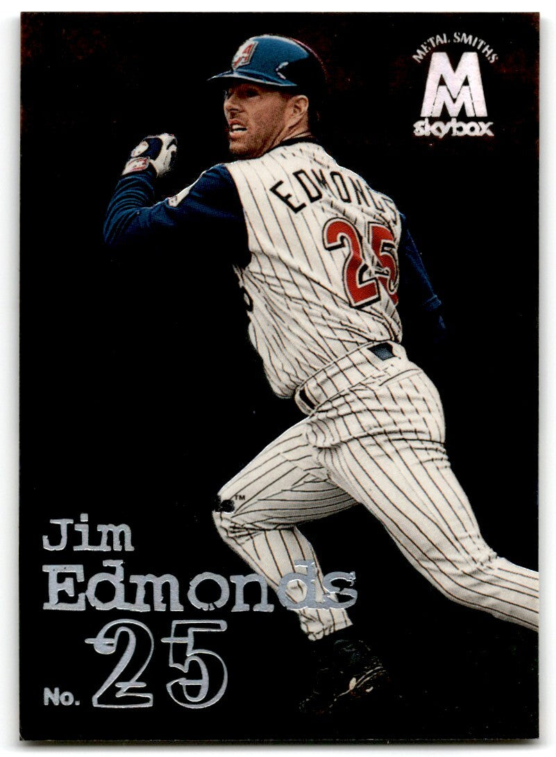 1999 SkyBox Molten Metal Jim Edmonds Anaheim Angels #44