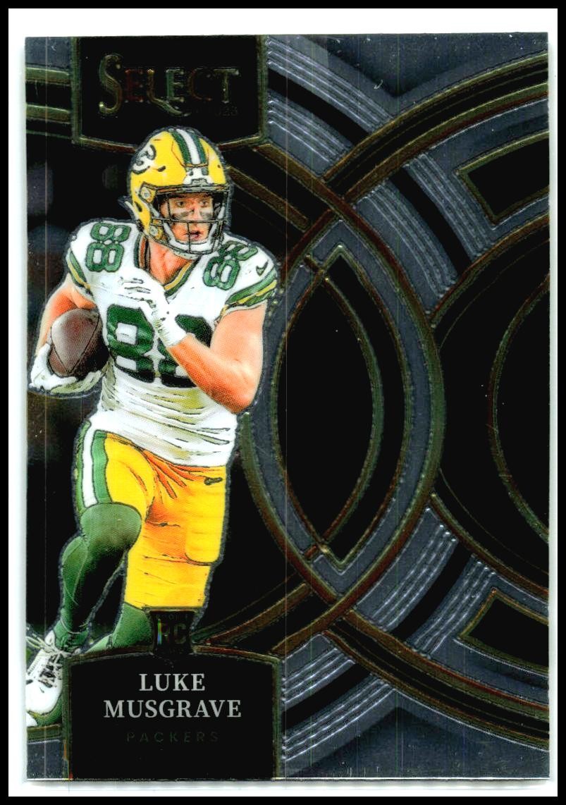 2023 Panini Select #166 Luke Musgrave Green Bay Packers