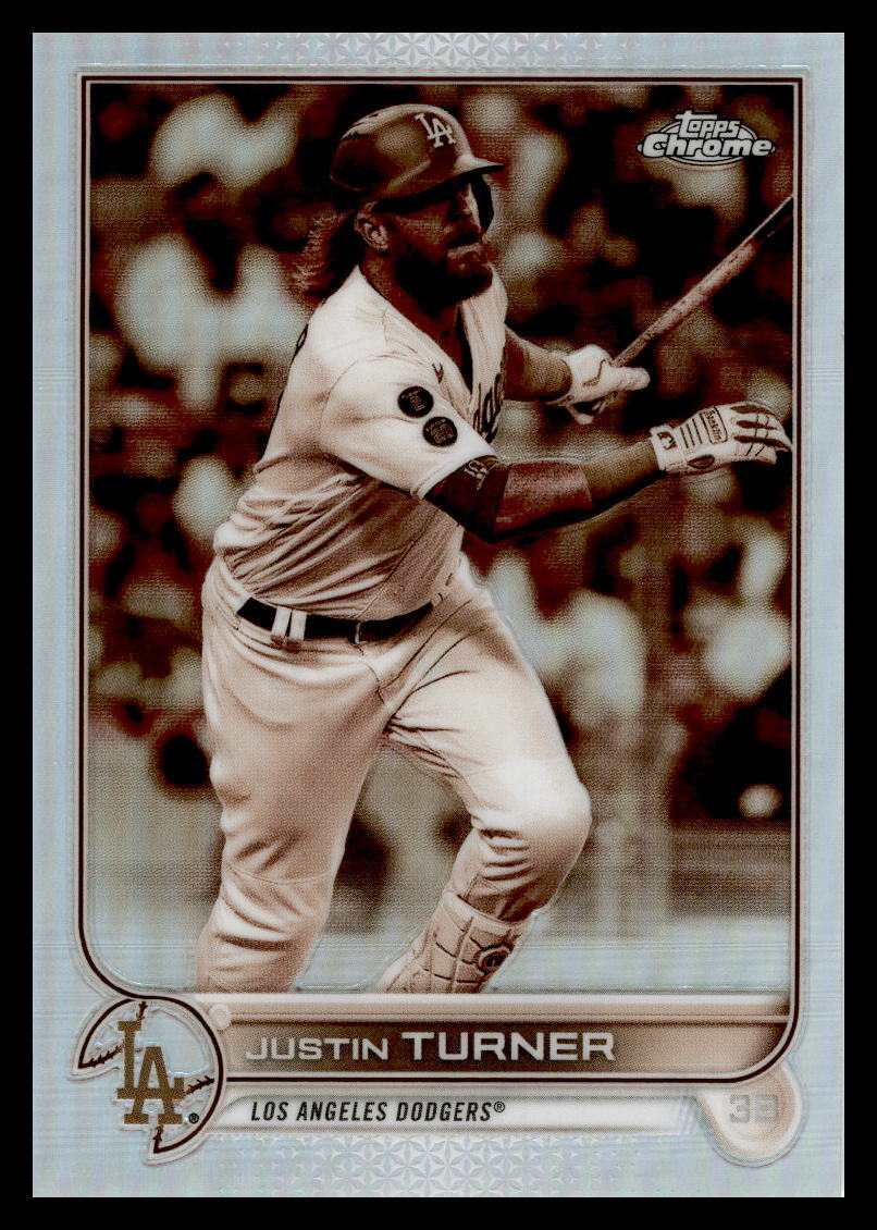 2022 Topps Chrome Sepia Refractor #194 Justin Turner
