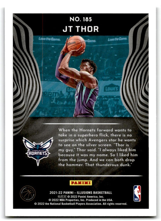 2021-22 Panini Illusions JT Thor Rookie Charlotte Hornets #185