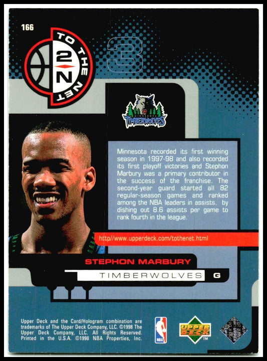 1998-99 Upper Deck #166 Stephon Marbury Minnesota Timberwolves