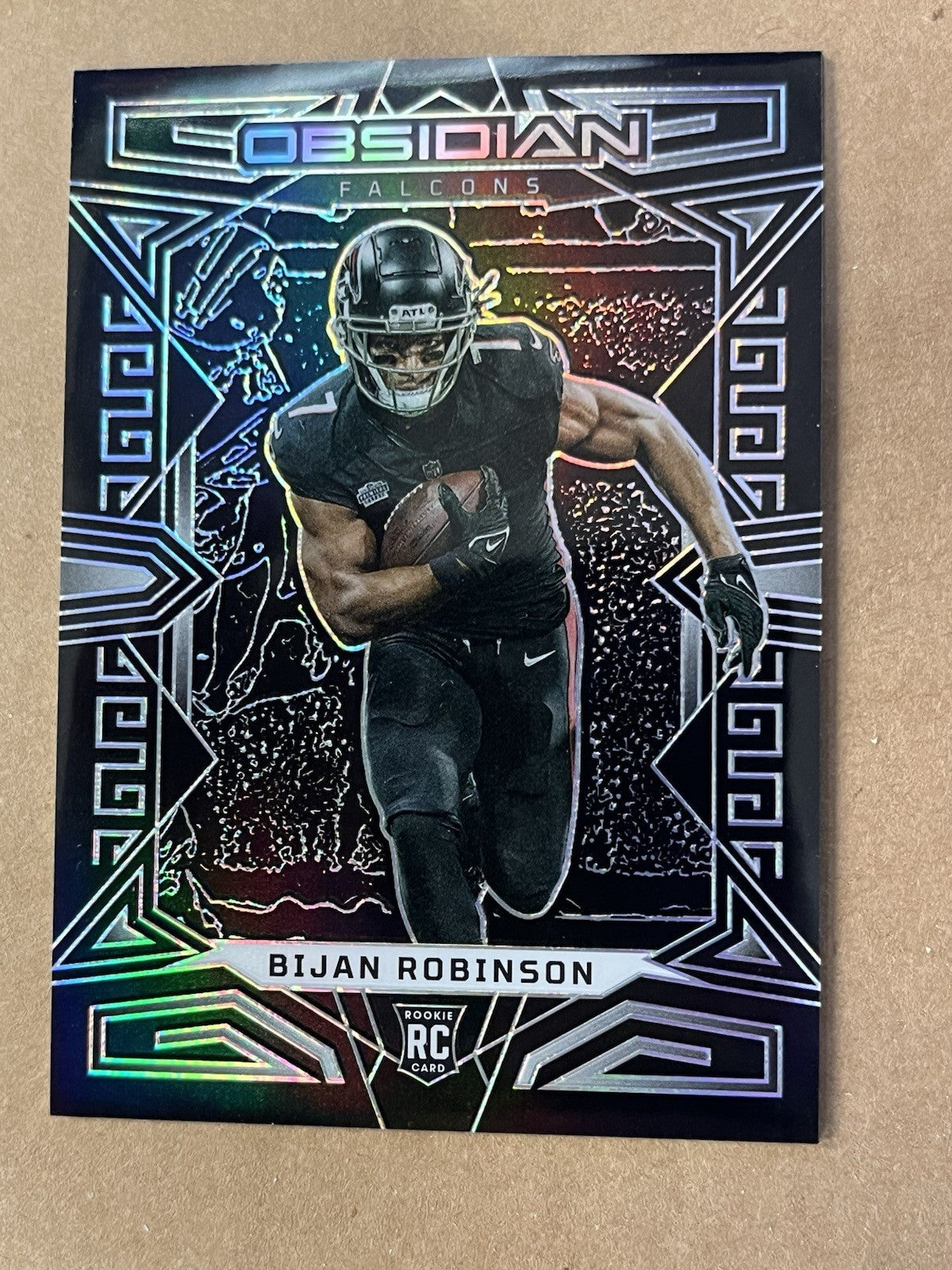 2023 Panini Obsidian - #105 Bijan Robinson (RC) Atlanta Falcons