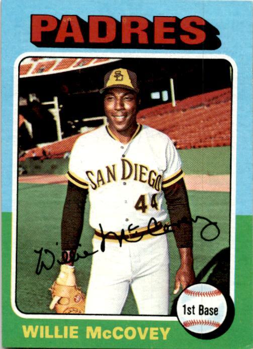 1975 Topps #450 Willie McCovey San Diego Padres