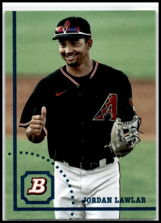 2022 Bowman Heritage Image Swap #BHP-105 Jordan Lawlar Diamondbacks