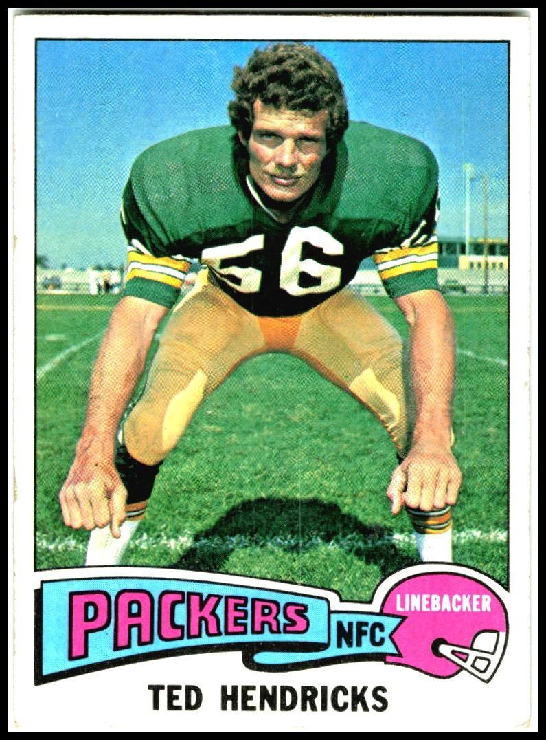 1975 Topps #315 Ted Hendricks Green Bay Packers