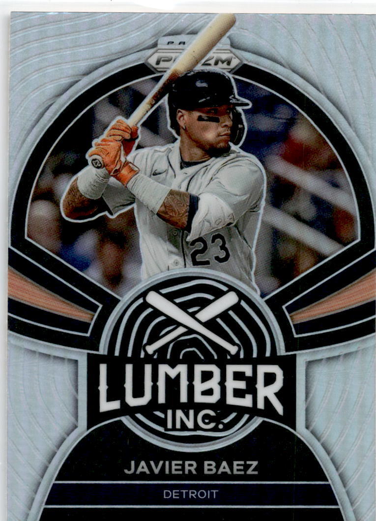 2022 Panini Prizm Lumber Inc. Silver Prizm #LI-1 Javier Baez Detroit Tigers