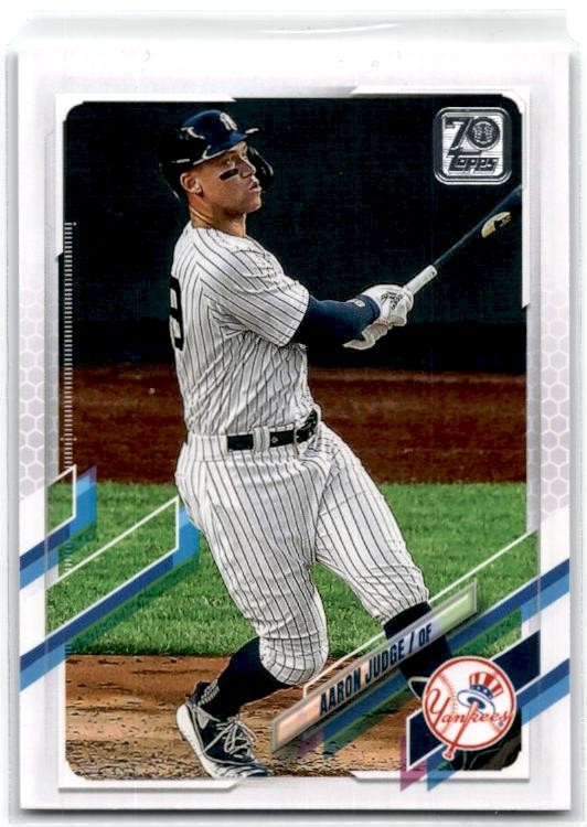 2021 Topps #99a Aaron Judge New York Yankees
