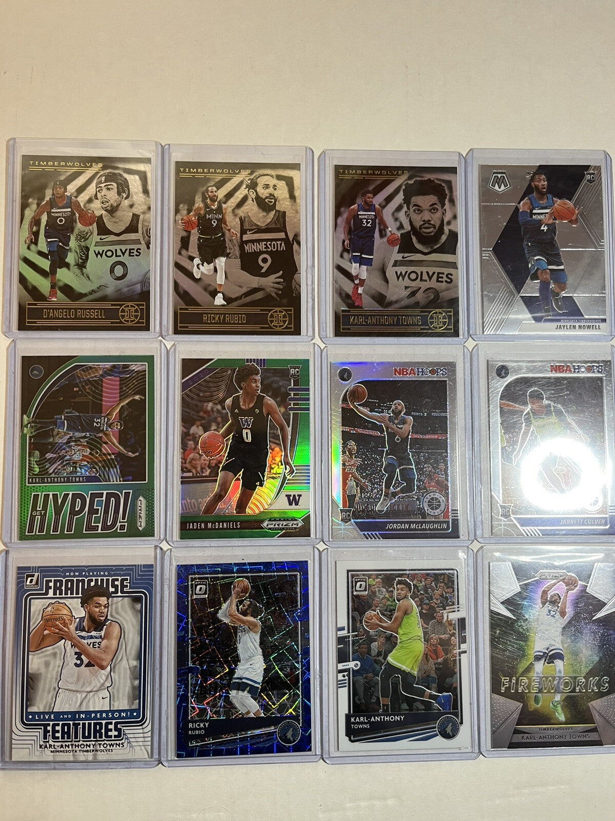 12 Assorted Minnesota Timberwolves! Check it Out!!