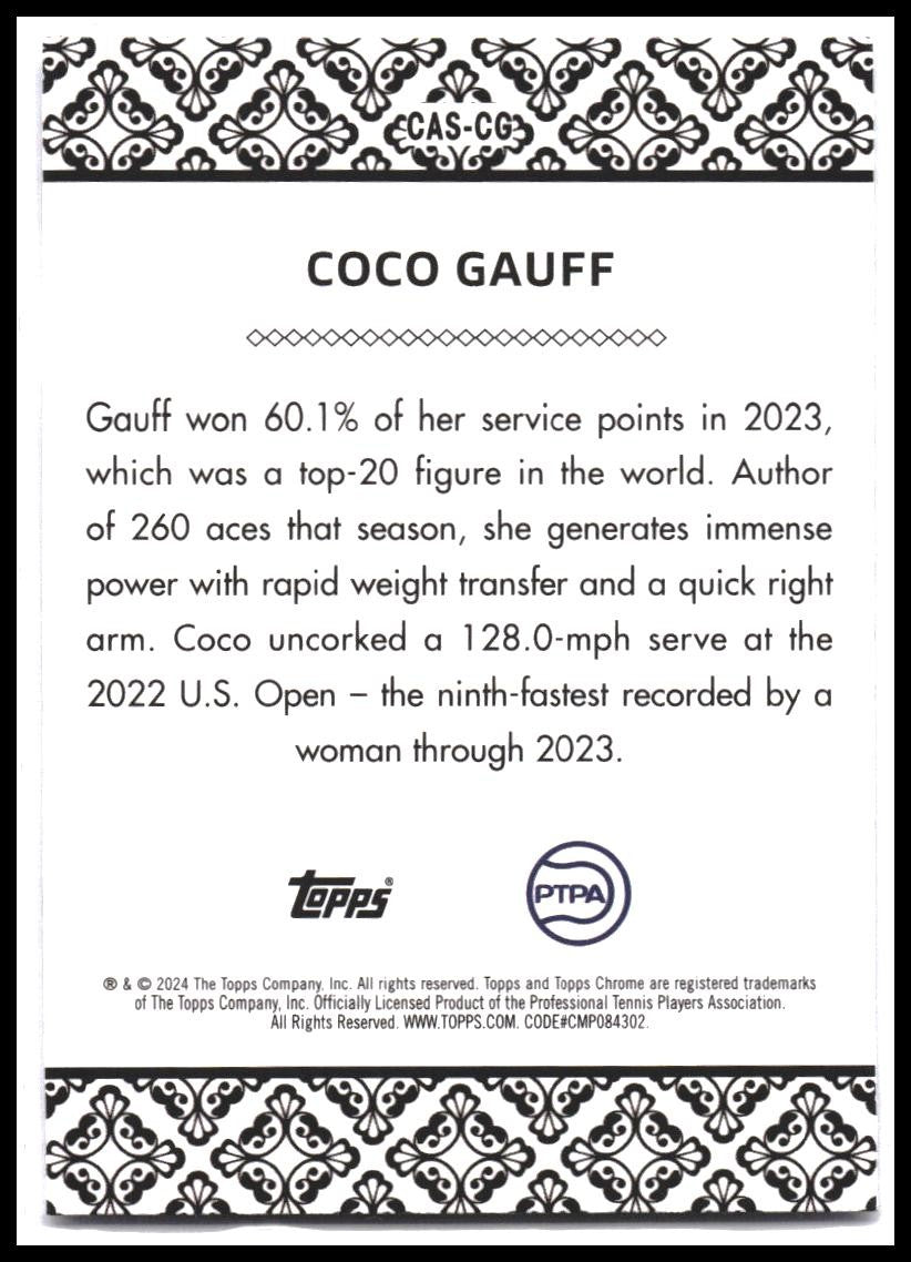 2024 Topps Chrome #CAS-CG Coco Gauff Aces