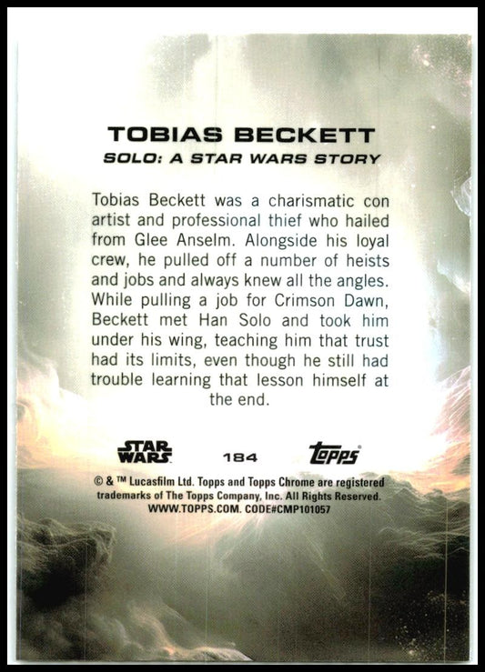 2025 Topps Chrome Star Wars #12 Tobias Beckett