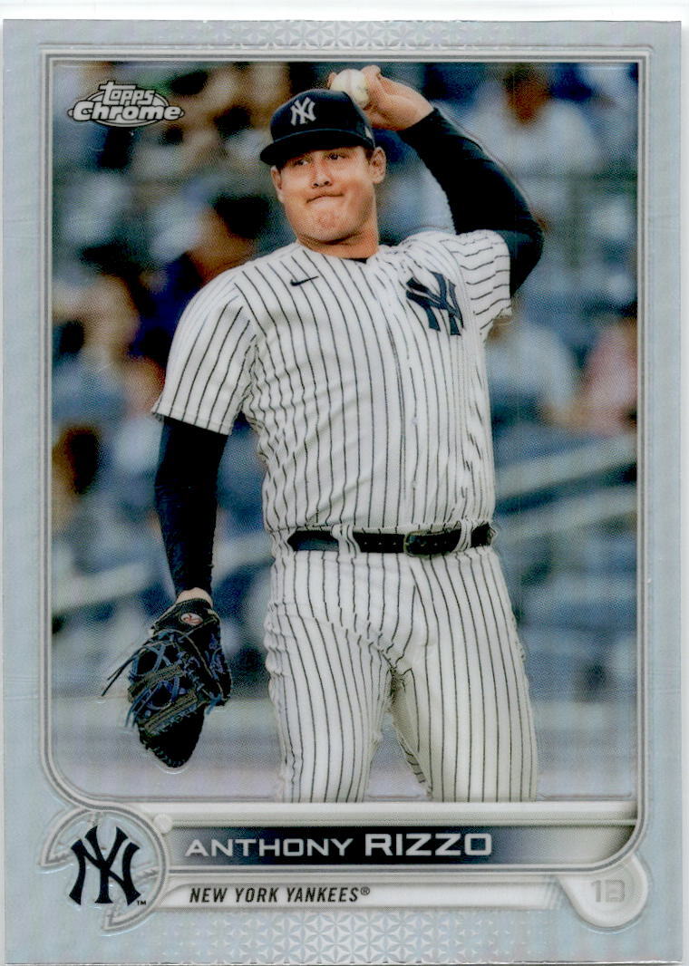 2022 Topps Chrome Silver #73 Anthony Rizzo  New York Yankees