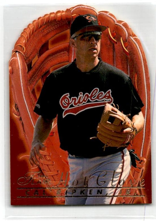 1996 Flair Hot Gloves #8 Cal Ripken, Jr. Baltimore Orioles