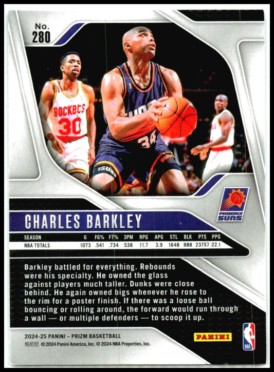 2024-25 Panini Prizm #280 Charles Barkley Phoenix Suns