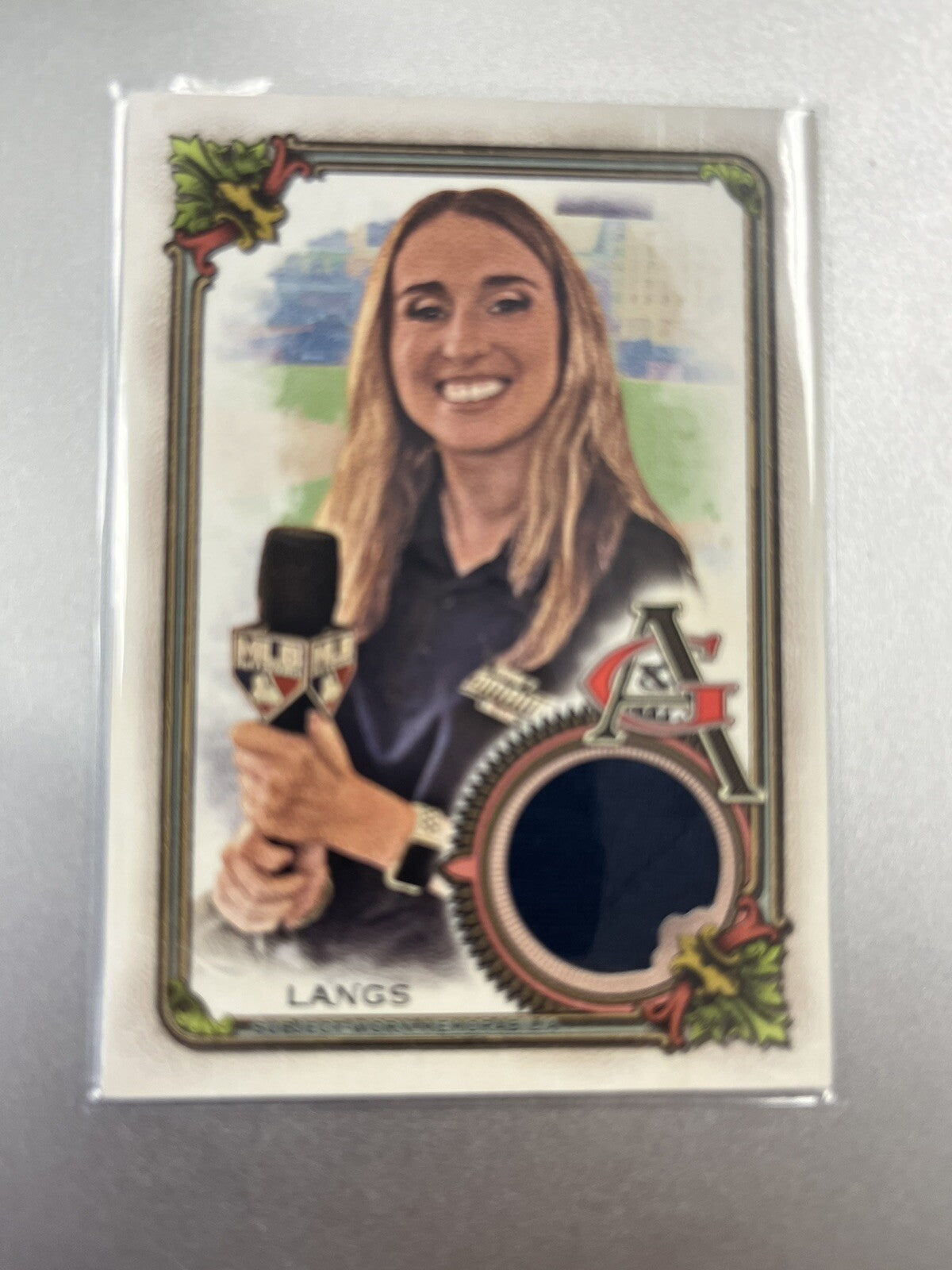 2023 Topps Allen & Ginter - Sarah Langs Relic AGRA-SL - Reporter