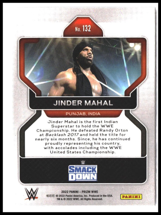 Jinder Mahal #132 2022 Panini Prizm WWE