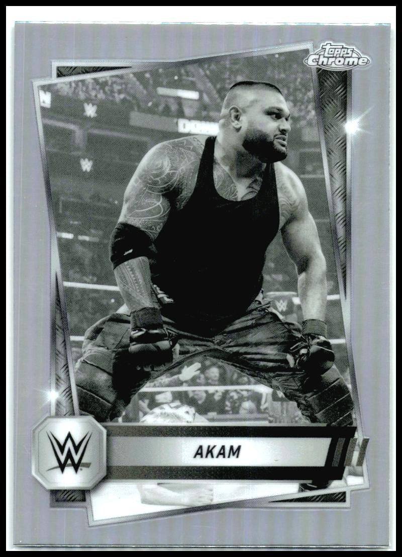 2025 Topps Chrome WWE Sepia Refractor #31 Akam