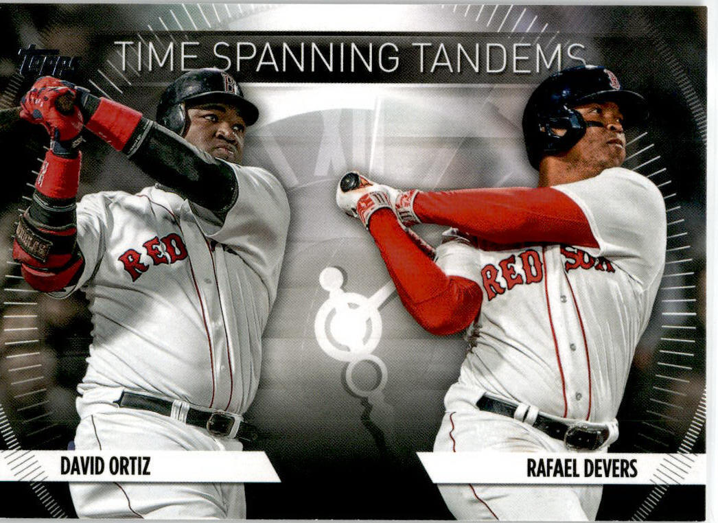 2023 Topps Update Time Spanning Tandems #TS-26 Rafael Devers / David Ortiz