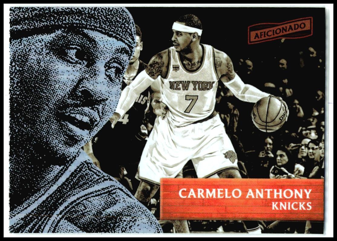 2016-17 Panini Aficionado #32 Carmelo Anthony New York Knicks
