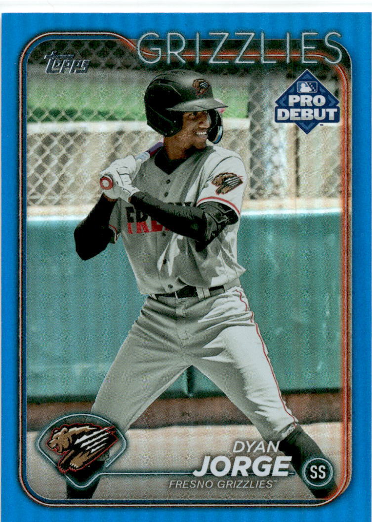 2024 Topps Pro Debut Blue Foil #PD-170 Dyan Jorge Frensno  /150 Grizzlies