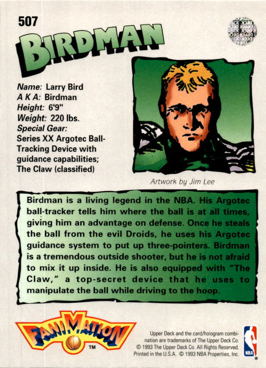 1992-93 Upper Deck #502 Larry Bird Boston Celtics