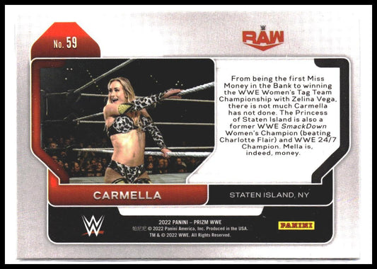 Carmella #59 2022 Panini Prizm WWE