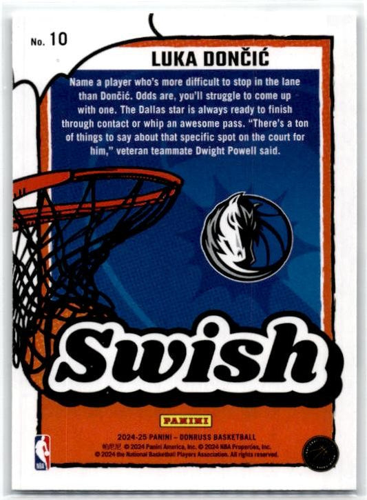 2024-25 Donruss Swish #10 Luka Doncic Dallas Mavericks