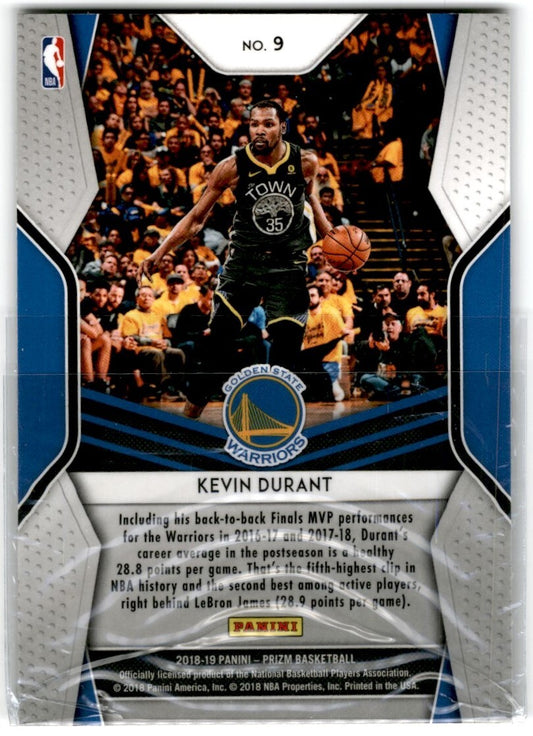 2018-19 Panini Prizm Dominance Kevin Durant Golden State Warriors #9