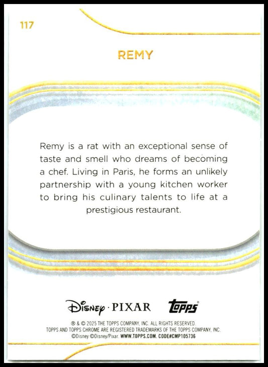 2025 Topps Chrome Disney #117 Remy