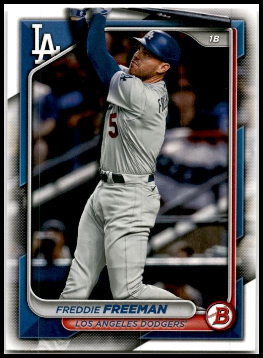 2024 Bowman #43 Freddie Freeman Los Angeles Dodgers