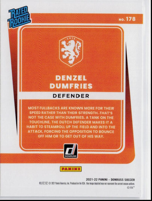 2021-22 Donruss #178 Denzel Dumfries