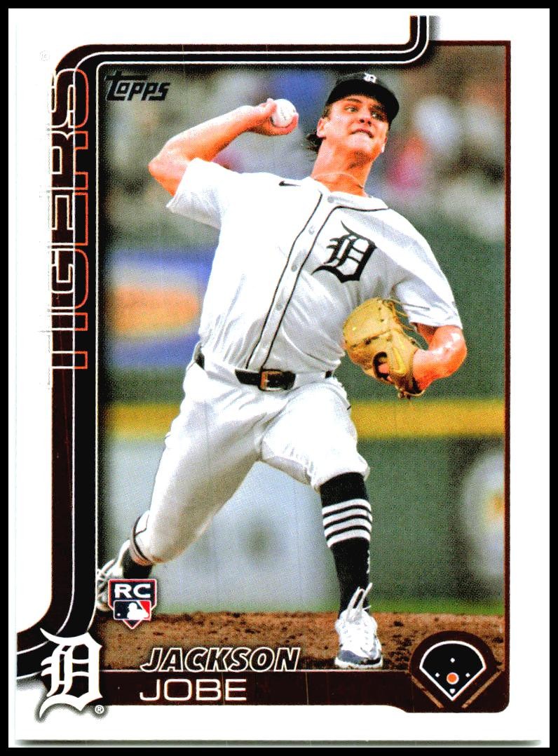 2025 Topps #490 Jackson Jobe Rookie Detroit Tigers