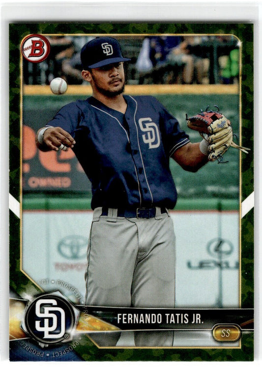 2018 Bowman Prospects Camo Fernando Tatis Jr. San Diego Padres #BP114