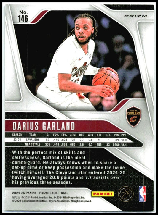 Darius Garland Silver # 2024-25 Prizm Cavs
