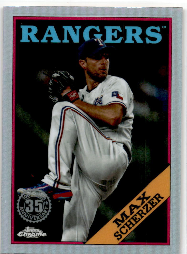 2023 Topps Chrome Update 1988 Topps 35th Anniversary #88CU-7 Max Scherzer