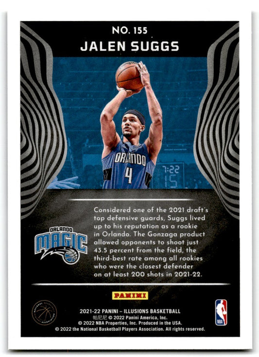 2021-22 Panini Illusions Jalen Suggs Rookie Orlando Magic #155