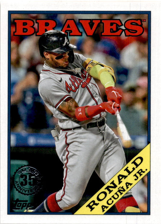 2023 Topps #T88-81 Ronald Acuña Jr. Atlanta Braves