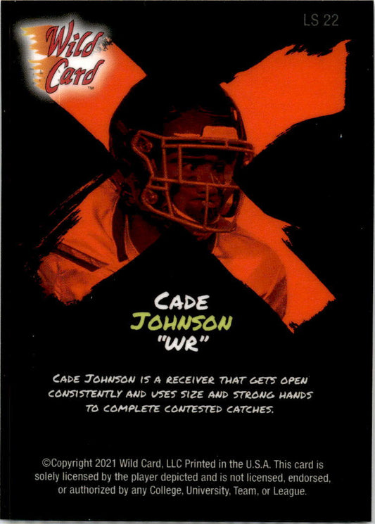 2021 Wild Card Alumination Light Show Red /45 #LS22 Caed Johnson