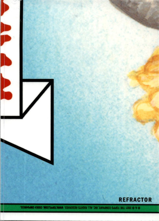 2021 Garbage Pail Kids Chrome Series 4 Refractor #137b Deadly Dudley