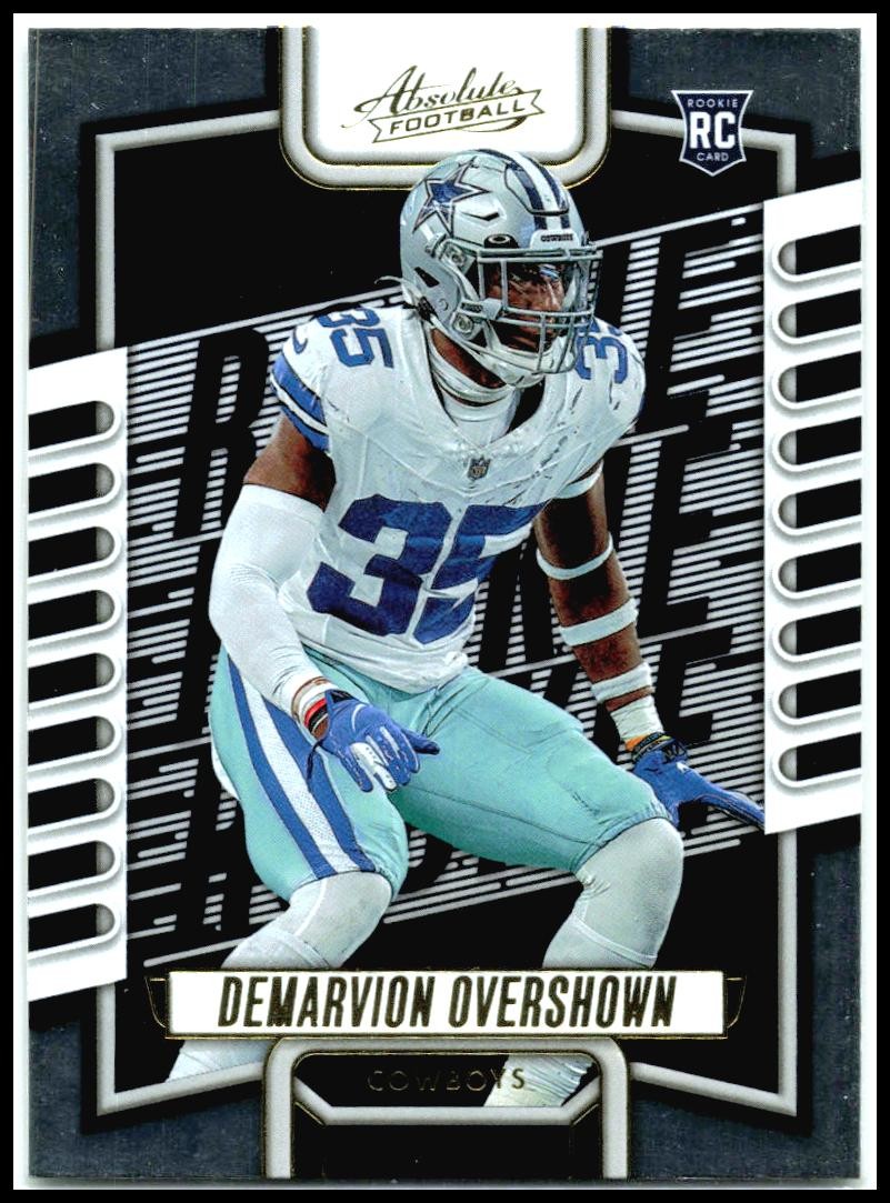 2023 Panini Absolute #186 Demarvion Overshown Dallas Cowboys