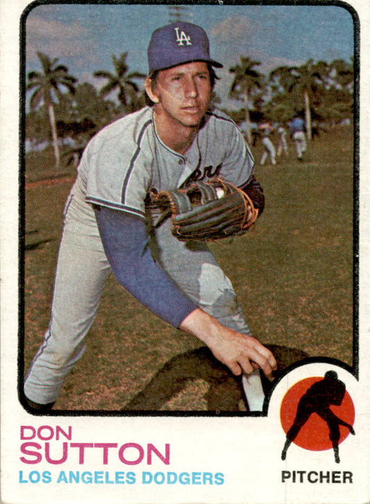 1973 Topps #10 Don Sutton Los Angeles Dodgers
