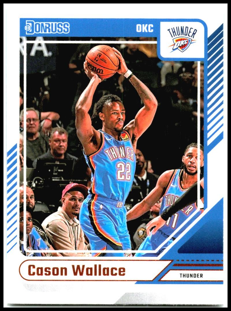 2024-25 Donruss #105 Cason Wallace Oklahoma City Thunder